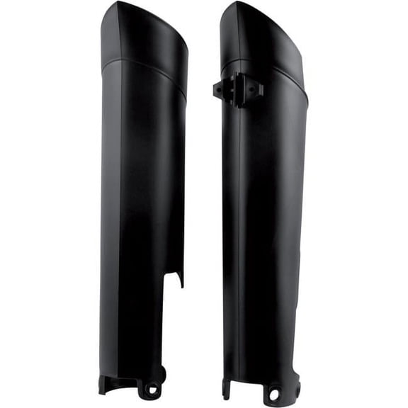 Acerbis Black Plastic Lower Front Fork Covers (2113750001)