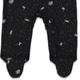 thumbnail image 5 of Star Wars Yoda Darth Vader R2-D2 Newborn Baby Boys Zip Up Sleep N' Play Bodysuit Jogger Pants and Hat 4 Piece Outfit Set Newborn, 5 of 5