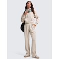 thumbnail image 3 of Pantalones deportivos CRZ YOGA SoftAura de pierna ancha para mujer, color Mojave Tan, 3 of 4