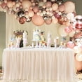 thumbnail image 6 of [CLEARANCE sales]Tulle Table Skirt Is Suitable For Rectangular Or Round Table Tutu Suitable For Baby Shower Girl Gender Reveal Wedding Birthday Party Cake Dessert Table Decoration, 6 of 6