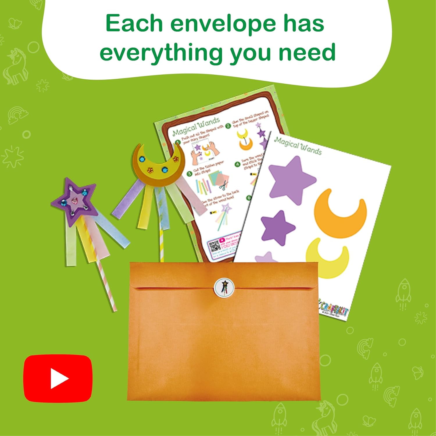 Craftikit Fairy Garden Arts and Crafts Kit for Ages 4 to 10