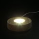 thumbnail image 1 of Pirámide Pirámide Decoración Eléctrico Soporte de pantalla LED de madera para decoración de base de lámpara de pirámide de orgonita de cristal (blanco), 1 of 4