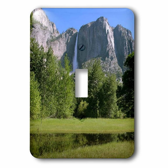3dRose Yosemite Falls From Valley - Single Toggle Switch (lsp_36434_1)