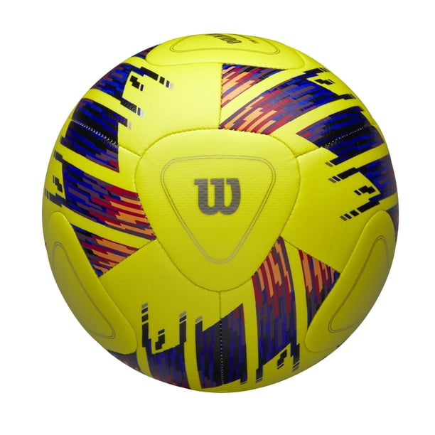 Balón de fútbol WILSON NCAA Vivido réplica tamaño 4, color amarillo óptico