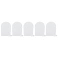 thumbnail image 4 of Tarjetas de números de asiento de medio círculo arqueado transparente acrílico, tarjeta de mesa en blanco con Base, 5 uds., 4 of 10