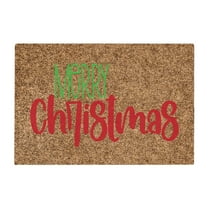 GiLiling Christmas Party Decorations Christma Doormat Personalized Front Door Decoration Xmas Winter Doormat for Indoor Outdoor Christmas Holiday Entryway Decor