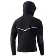 thumbnail image 4 of HUK Men's Standard ICON X Superior Hybrid Jacket Water Resistant & Wind Proof, Black, Small, 4 of 5