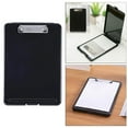 thumbnail image 3 of Plastic A4 File Box Document Folder Writing Test Paper Pad Stationery School Writing Pad Box Organizer Supply Black, 3 of 9