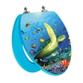 thumbnail image 6 of Topseat 3D Ocean Series Elongated Toilet Seat, 6 of 6