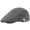 Gray, variant on Men's Breathable Mesh Summer Hat Adjustable Newsboy Beret Ivy Cap Cabbie Flat Cap (Khaki)
