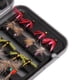 thumbnail image 5 of 40x Anzuelos para Moscas con Diseño Artificiales Moscas para Moscas Cebos de Mariposa con Estuche Sunnimix Kit de moscas de pesca con mosca, 5 of 8