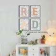 thumbnail image 7 of "READ" Alphabet Wall Art Posters Classroom Decor - 8x10 Inch Canvas Prints Unframed Set of 4, Homeschool Decor for Children's Reading Corner, 7 of 7