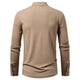 thumbnail image 4 of pstuiky Camisas suaves de manga larga para hombre, Cárdigan informal de manga larga con cuello alto y tirantes ajustables para hombre Tops de hombre xl, 4 of 9