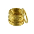 thumbnail image 3 of 10 Pieces Brass Round Key Split Chains Brass Jewelry Crafts Ring Chain Bag Clasp Loop Findings DIY 35mm, 3 of 9
