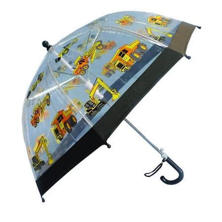 Clear Construction Boys Umbrella