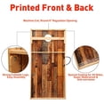 thumbnail image 3 of OOFIT Solid Wood Premium Corn Hole Game Set, Portable Regulation Size Cornhole Boards with Set of 8 Professional Cornhole Bags, Family Backyard Toss Game, 3 of 5