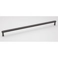thumbnail image 2 of Alno A717-18 Moderne 18" Center To Center Solid Brass Flat Bar Large Cabinet Handle /, 2 of 5