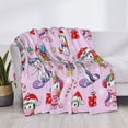 thumbnail image 4 of Throw Blanket for Couch, Christmas horse Super Soft Fuzzy Comfy Warm Throw Blanket, Cuteness Lightweight Cozy Plush Flannel Blanket & Throws for Sofa and Bed All Season, 4 of 5