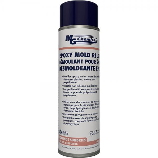 MG Chemicals NonSilicone Epoxy Mold Release, 12.3 oz Aerosol Walmart