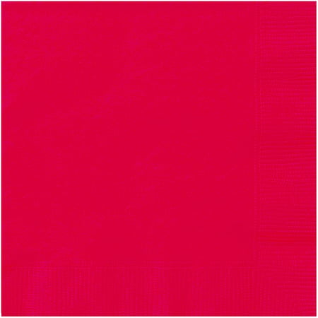 Red Paper Luncheon Napkins, 6.5in, 75ct