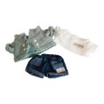 thumbnail image 1 of Conjunto de ropa para muñecas, atuendos para muñecas, imaginación, manos en la moda educativa, DIY para muñecas, juguete, haz tus propias muñecas para Verde 3 piezas, 1 of 8