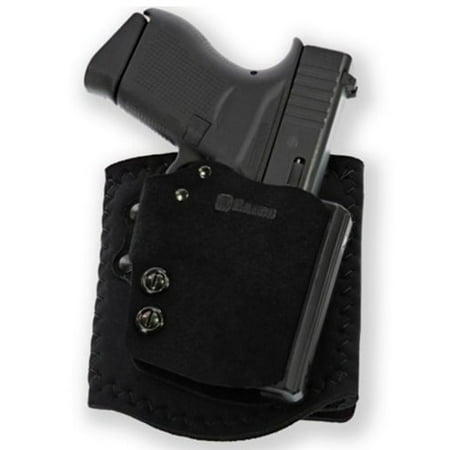 Galco AGD226B Ankle Guard Black Glock 19 Right Hand CCW Pistol