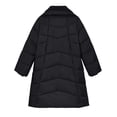 thumbnail image 5 of UPPADA Womens Hooded Long Quilted Coat Maxi Length Long Sleeve Puffer Jackets Warm Padded Coat Thick Winter Outerwear with Pockets,Hooded Jacket Black,XL, 5 of 9