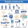 thumbnail image 2 of Kit médico para niños: juego de simulación, juguetes educativos para médicos, kit médico con estetoscopio, juego de médicos para dentistas y médicos, juguetes para juegos de roles, 2 of 5