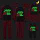thumbnail image 4 of Pijama familiar a juego de Navidad, luminoso, brillante, con My Tube Red Plaids, conjunto de pijamas, 4 of 4