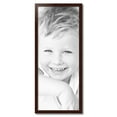 thumbnail image 2 of ArtToFrames 15" x 37" Walnut Picture Frame, 15x37 inch Brown Wood Poster Frame (WOM-4106), 2 of 8