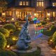 thumbnail image 1 of Luces solares de elefantes para jardín, patio, habitación, decoración de esquinas, luz ambiental, luces de adorno solares de resina, 1 of 7