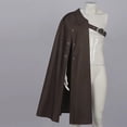 thumbnail image 6 of Hzzsbu Steampunk Half Shoulder Cloak with Silver Buckle for Unisex, 6 of 7