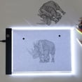 thumbnail image 3 of Matsuzay Tablero de dibujo Ligero y compacto para facilitar el transporte Almohadilla de luz LED regulable de tres niveles A5non regulable noUSB Type3 NO3, 3 of 6