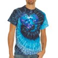 thumbnail image 2 of Wild Bobby, Cute Heart Shaped Couple Dolphins, Animal Lover, Tie-Dye Tees, Evening Sky, Small, 2 of 3