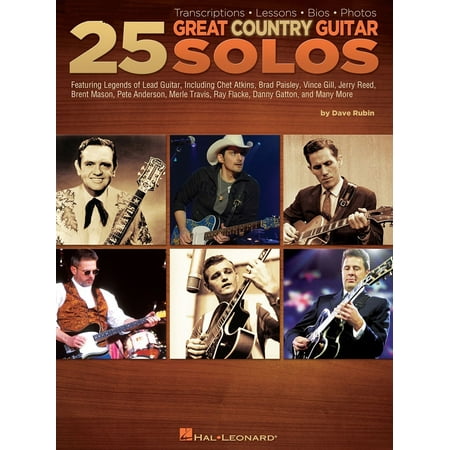 25 Great Country Guitar Solos (Music Instruction) -