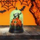 thumbnail image 3 of Lámpara de Halloween con pantalla transparente y diseño de calabaza para bar de interior durante las fiestas. gato verde, 3 of 7