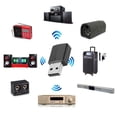 thumbnail image 3 of Receptor de transmisor de audio Bluetooth negro transmisor de audio inalámbrico adaptador de audio USB portátil 2 en 1 para tableta computadora teléfono móvil Amonsee Otros, 3 of 8