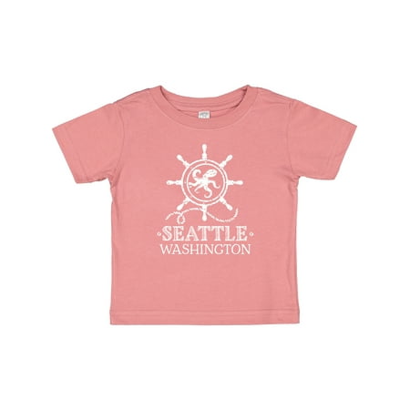 

Inktastic Seattle Washington Octopus Boys or Girls Baby T-Shirt