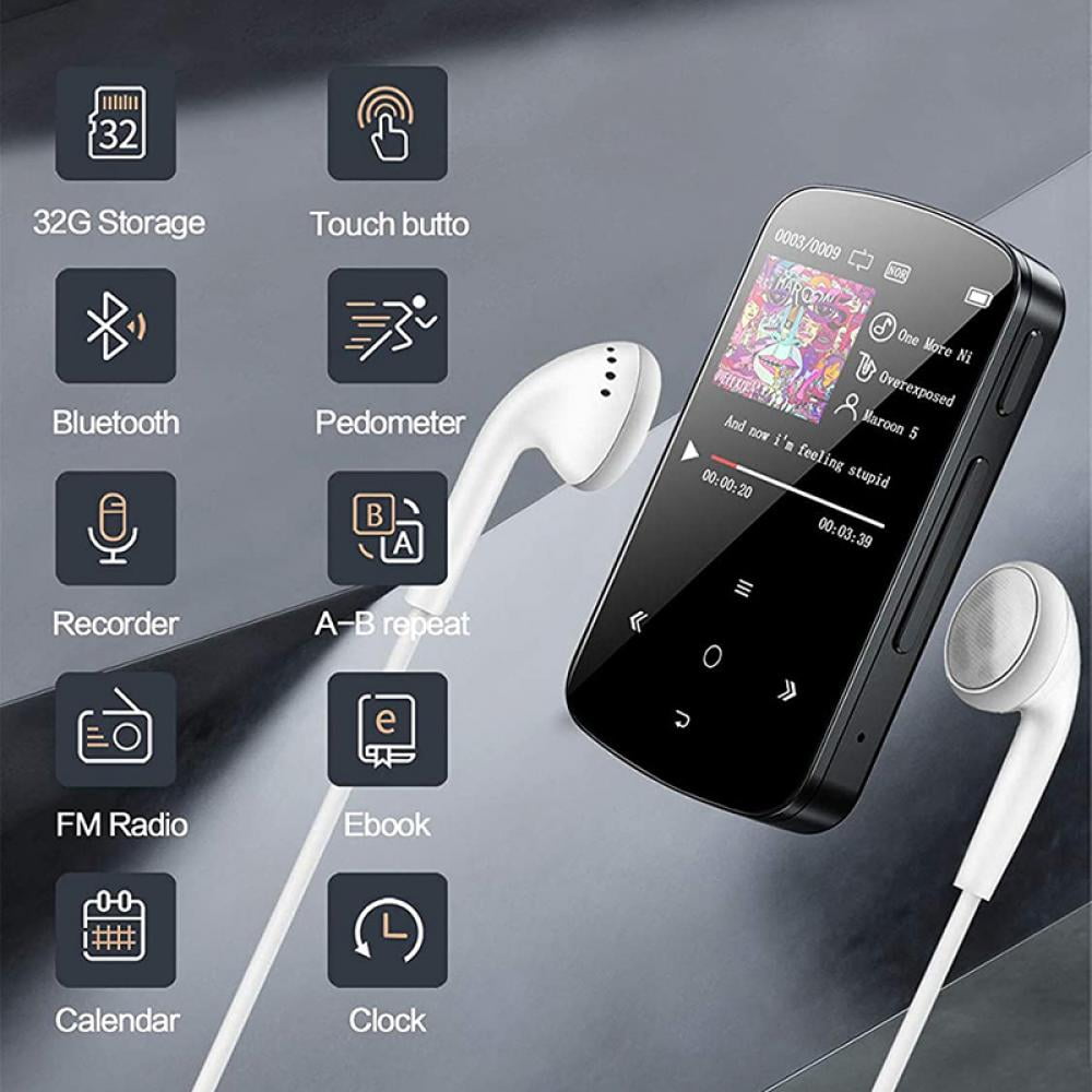 32GB Playback MP3 MP4 Lossless Sound Music Player FM TF X4C5 70 H Recorder N3D2 