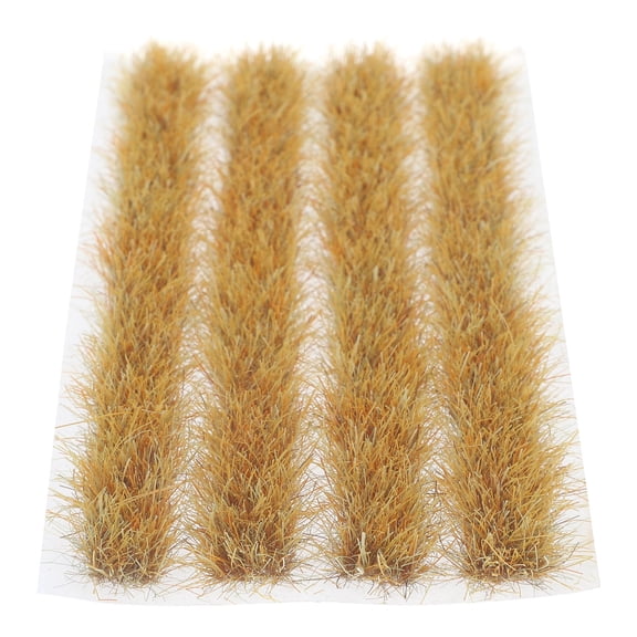 WHAMVOX Plastic Rice Field Grass p Model for Railway Layouts, Brown, Fine Workmanship