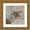 thumbnail image 1 of Phillips, Anita 26x26 Gold Ornate Wood Framed with Double Matting Museum Art Print Titled - Fangle, 1 of 4