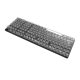 thumbnail image 5 of Juego de teclas 132 teclas de alta transparencia PC CBSA altura mate ergonómico DIY teclas de repuesto para teclado mecánico blanco, 5 of 5