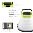 thumbnail image 4 of Linterna solar plegable para acampar, linterna LED portátil IP65, impermeable, USB, 4 of 5