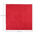 thumbnail image 2 of 3pcs 400gsm Red Microfiber Cleaning Cloth Absorbent Car Washing Drying Towel 40 x 40cm, 2 of 4