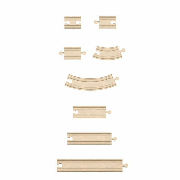Hape Railway Collection Super Expansion Rail Pack, 24 Pieces