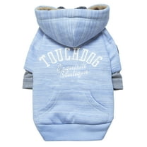 Touchdog Hampton Beach Designer Ultra Soft Sand-Blasted Cotton Pet Dog Hoodie Sweater