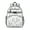 Grey-14, variant on Trippy Style Waterproof Travel Backpack - Emotional Healing Geometric Design, Breathable Student Bag with Multiple Pockets, Durable Fantasy Floral Backpack for Teens