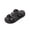 Black, variant on Slide Sandals flat sandals for women Open Toe Slide platform Medium Arch Platform Stability Flat Heel flat sandals for women Slip-Resistant