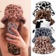 thumbnail image 3 of Sombreros de cubo esponjosos de piel sintética de leopardo de vaca para mujer, sombrero de sol cálido para exteriores, gorra de pescador peluda de terciopelo suave, moda de Panamá para niña, Invierno, 3 of 5