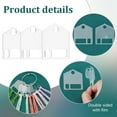 thumbnail image 4 of 30PCS Acrylic Thread Drops 3 Style Clear Embroidery Floss Drop Embroidery Thread Organizers with 6PCS Stainless Steel Wire Keychain Clasps for Cross Stitch Sewing Thread Storage, 4 of 9